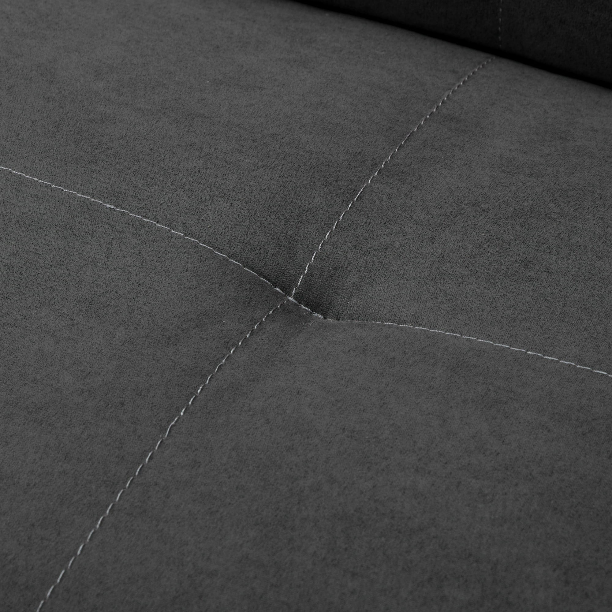 Modern Faux Suede Futon Sofa Bed,70" Convertible Sleeper Sofa Bed with 3 Adjustable Backrest Angles,Futon Couch Loveseat for Small Place,Dark Gray