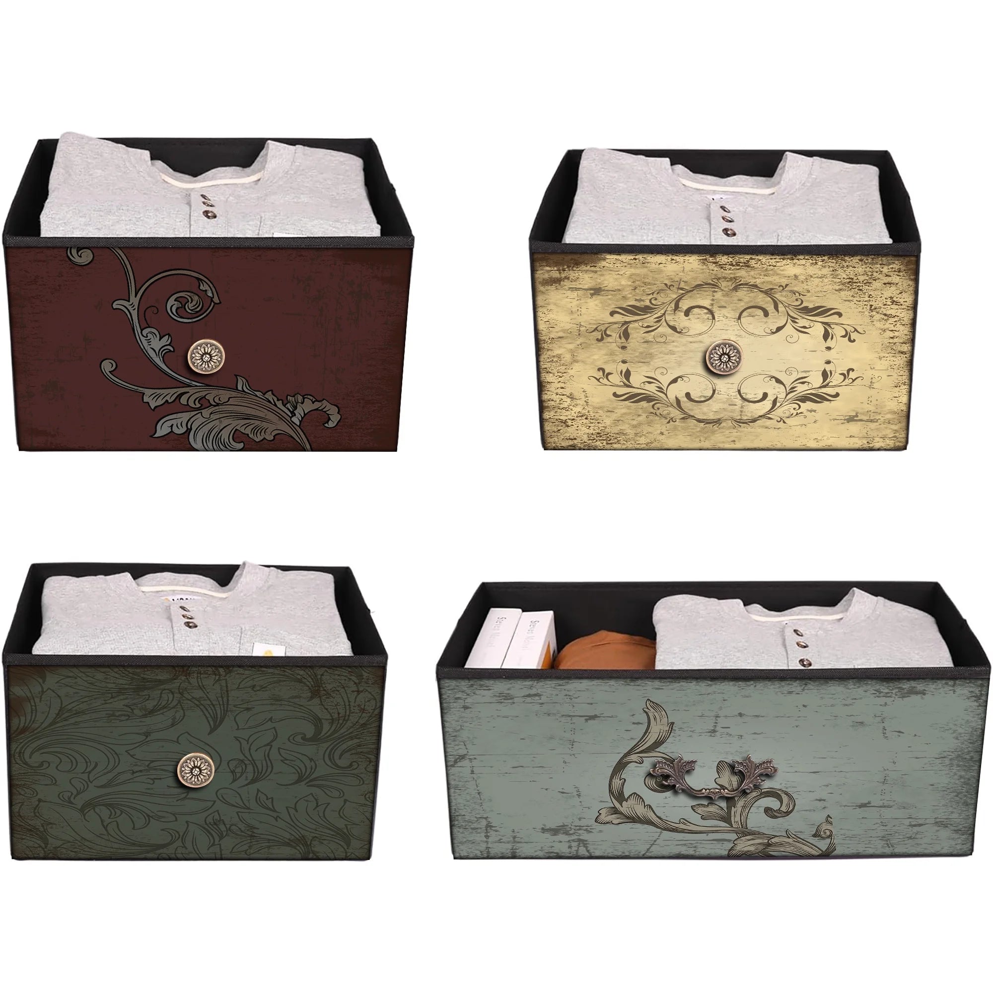 VASICAR Chest of Drawers for Bedroom with 11 Deep Drawers, Tall Fabric Dresser, Wide TV Stand, Storage Organizer for Closet, Nursery, Kid's Bedroom