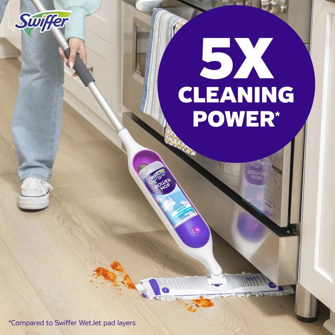 Swiffer Power Mop, Floor Cleaner, Tile, Vinyl, Laminate, Wood, Floor Cleaner, Cleaning Set